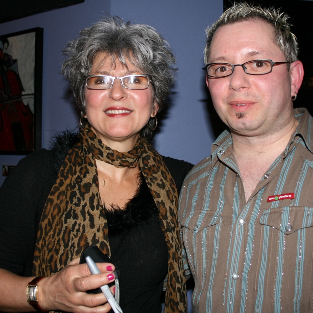 Backstage with Janis Siegel at the Iridium In New York City, seeing her solo for the first time. She was beyond incredible!